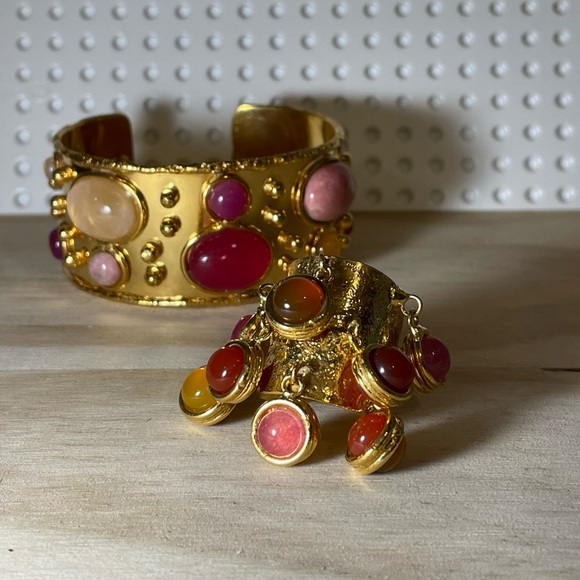 Sylvia Toledano Byzantine Cuff Bracelet and Candies Ring - Picture 3 of 9